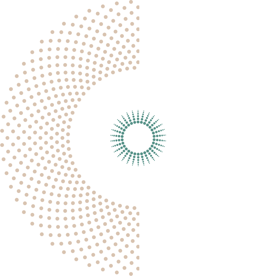 Decorative arc pattern