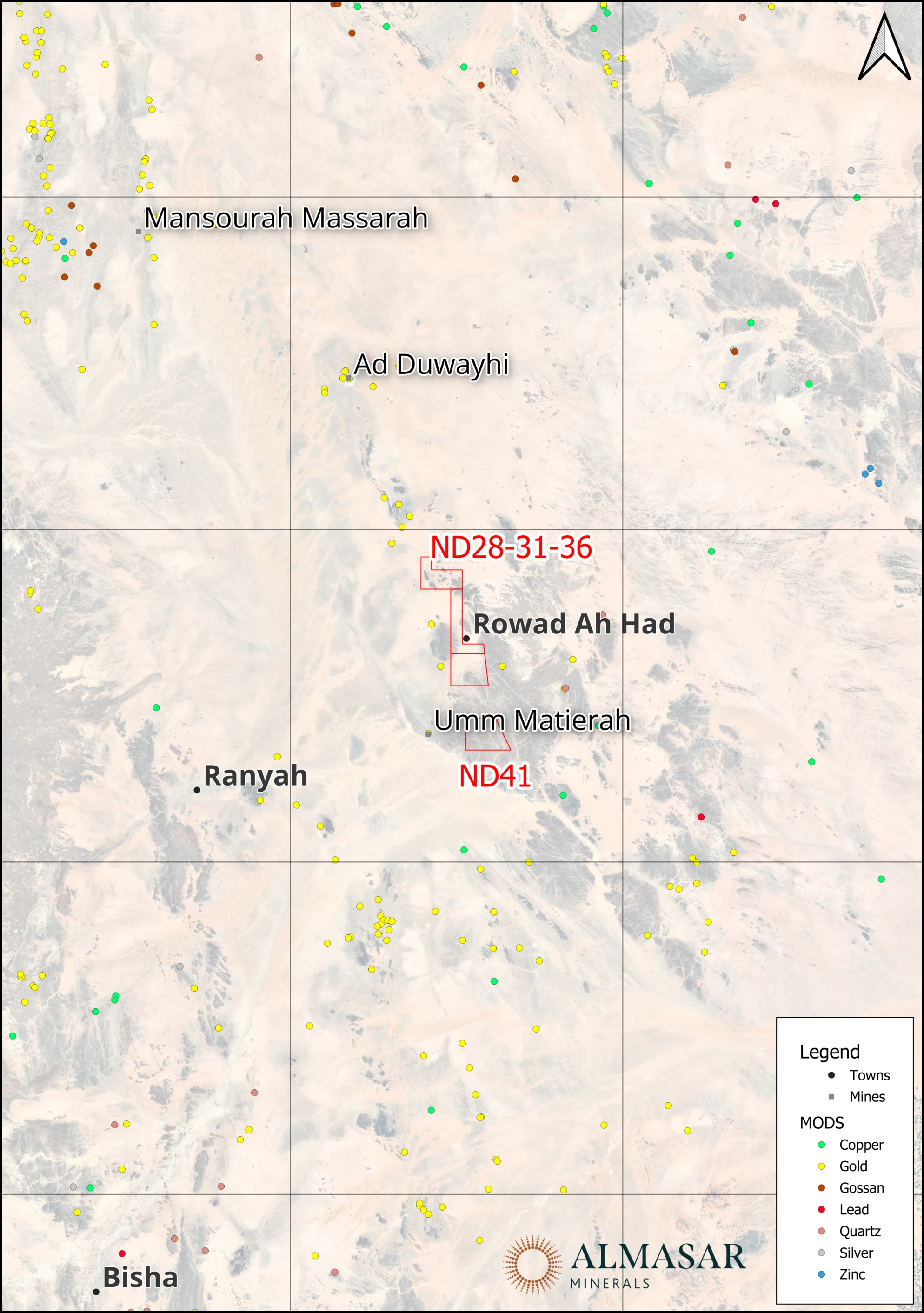 ND41 geological map